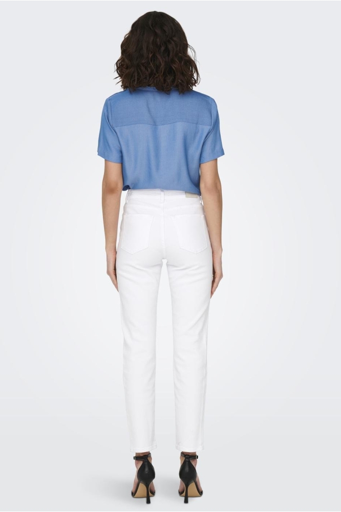 ONLEMILY STRETCH HW STR ANK DNM 15292435 White